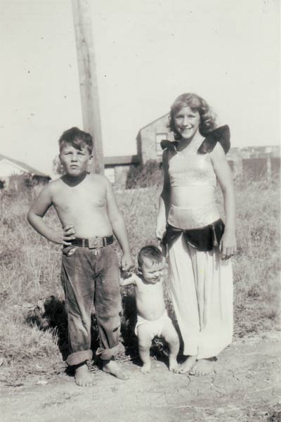 Steve, Jimmy, and Jeannette LaBounty, 1950.