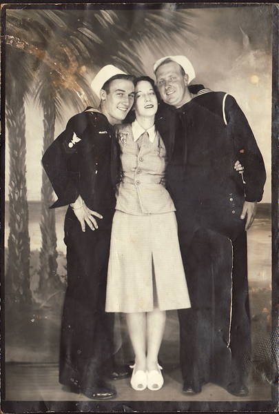 Art Markstrom, Virginia and Eugene Slinkey, 1944